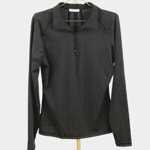 Meakeor Women's Gray 1/4 Zip Athletic Pullover Jacket Size Medium